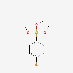 molecular formula C12H19BrO3Si B8273553 (4-Bromophenyl)triethoxysilane 