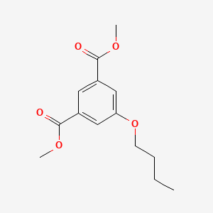 molecular formula C14H18O5 B8273574 Dimethyl 5-butoxyisophthalate 