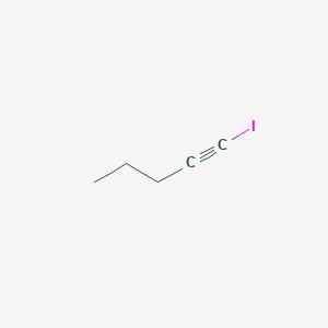 molecular formula C5H7I B082736 1-戊炔基碘化物 CAS No. 14752-61-5