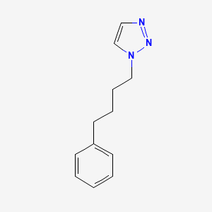 molecular formula C12H15N3 B8273608 1-(4-phenylbutyl)-1H-1,2,3-triazole 