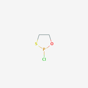molecular formula C2H4ClOPS B8273673 2-Chloro-1,3,2-oxathiaphospholane CAS No. 20354-32-9
