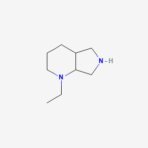 molecular formula C9H18N2 B8273722 1-ethyloctahydro-1H-pyrrolo[3,4-b]pyridine 