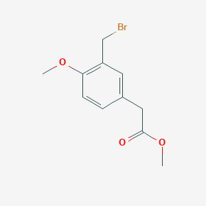 Methyl 2-(3-(bromomethyl)-4-methoxyphenyl)acetate