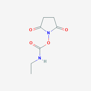 molecular formula C7H10N2O4 B8273805 N-(ethylcarbamoyloxy)succinimide 