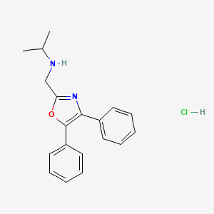 Oxazole, 4,5-diphenyl-2-((isopropylamino)methyl)-, monohydrochloride