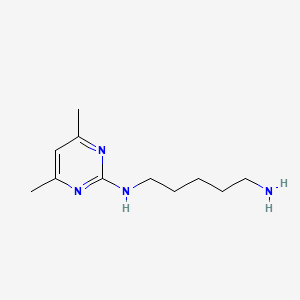 5-(4,6-Dimethyl-2-pyrimidylamino)-1-pentanamine