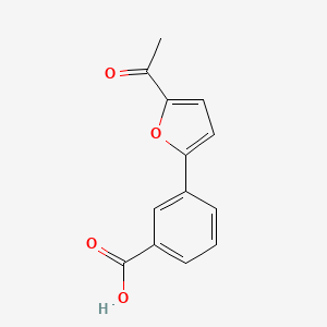 3-(5-Acetylfuran-2-yl)benzoic acid