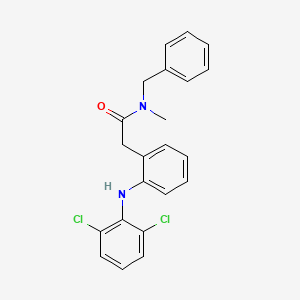 N-benzyl-N-methyl-o-(2,6-dichloroanilino)phenylacetamide