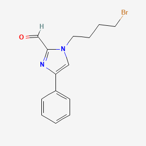 1-(4-bromobutyl)-4-phenyl-1H-imidazole-2-carbaldehyde