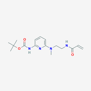Tert-butyl 6-((2-acrylamidoethyl)(methyl)amino)pyridin-2-ylcarbamate