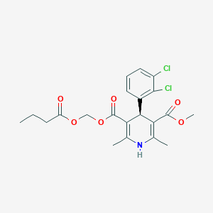 molecular formula C21H23Cl2NO6 B8274023 Clevidipine, (S)- CAS No. 167356-39-0