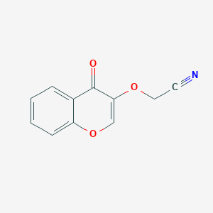 [(4-Oxo-4H-1-benzopyran-3-yl)oxy]acetonitrile