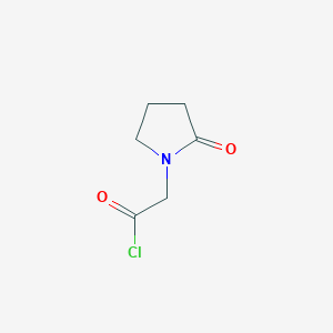 molecular formula C6H8ClNO2 B8274122 (2-Oxo-pyrrolidin-1-yl)acetyl chloride 