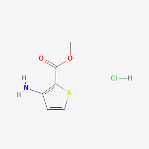 molecular formula C6H8ClNO2S B8274124 Methyl 3-amino-2-thiophenecarboxylate hydrochloride 