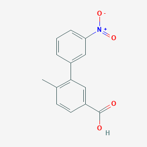 6-Methyl-3'-nitrobiphenyl-3-carboxylic acid