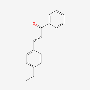 molecular formula C17H16O B8274188 3-(4-Ethylphenyl)-1-phenylprop-2-en-1-one 