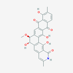 molecular formula C28H21NO8 B082743 埃里卡霉素 CAS No. 11052-01-0