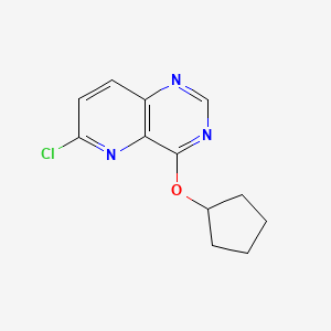 6-chloro-4-(cyclopentyloxy)-Pyrido[3,2-d]pyrimidine