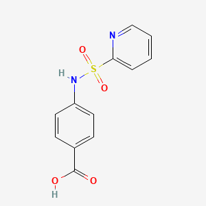 molecular formula C12H10N2O4S B8274334 4-(Pyridine-2-sulfonylamino)-benzoic acid 