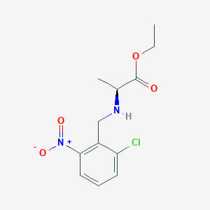 N-(2-chloro-6-nitrobenzyl)-L-alanine ethyl ester