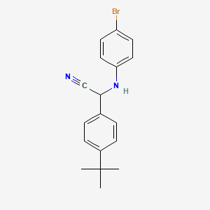 2-(4-Bromophenylamino)-2-(4-tert-butylphenyl)acetonitrile