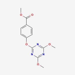 Methyl 4-[(4,6-dimethoxy-1,3,5-triazin-2-yl)oxy]benzoate