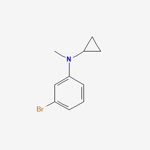 (3-Bromo-phenyl)-cyclopropyl-methyl-amine