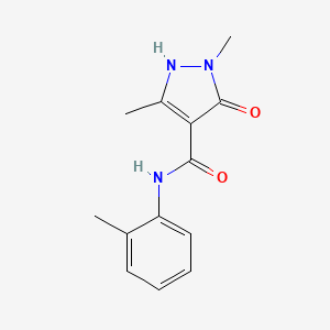 5-Hydroxy-1,3-dimethyl-N-(2-methylphenyl)-1H-pyrazole-4-carboxamide