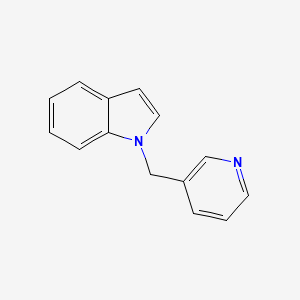 molecular formula C14H12N2 B8274471 1-(3-Pyridylmethyl)indole 
