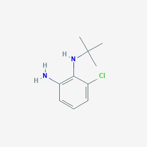 molecular formula C10H15ClN2 B8274493 N*2*-tert-Butyl-3-chlorobenzene-1,2-diamine 