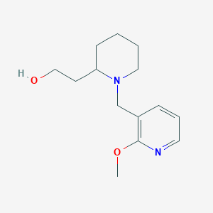 2-[1-[(2-Methoxy-3-pyridyl)methyl]-2-piperidyl]-1-ethanol