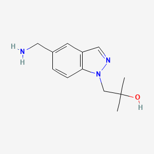 1-(5-(aminomethyl)-1H-indazol-1-yl)-2-methylpropan-2-ol