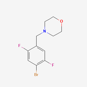 4-(4-Bromo-2,5-difluorobenzyl)morpholine