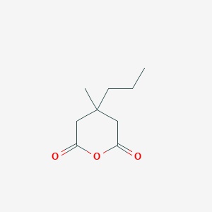 molecular formula C9H14O3 B8274589 4-Methyl-4-propyl-dihydro-pyran-2,6-dione 