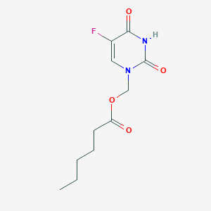 molecular formula C11H15FN2O4 B8274704 1-Caproyloxymethyl-5-fluorouracil 