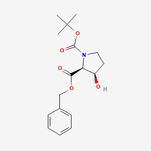 2-O-benzyl 1-O-tert-butyl (2S,3R)-3-hydroxypyrrolidine-1,2-dicarboxylate