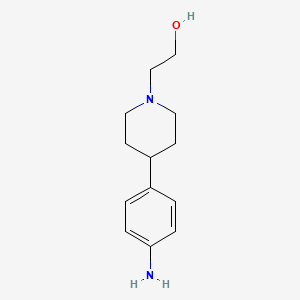2-[4-(4-Aminophenyl)piperidin-1-yl]ethan-1-ol