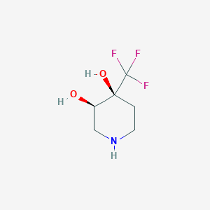 (3R,4S)-4-trifluoromethylpiperidin-3,4-diol