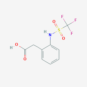 o-(Trifluoromethanesulfonamido)phenylacetic acid