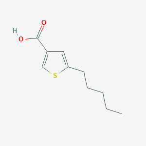 5-Pentylthiofuran-3-carboxylic Acid