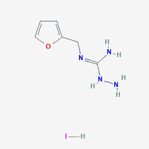 1-Amino-3-furfurylguanidine hydriodide