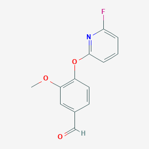 4-[(6-Fluoropyridin-2-yl)oxy]-3-methoxy benzaldehyde