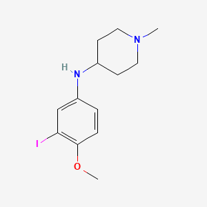 N-(3-iodo-4-methoxyphenyl)-1-methylpiperidin-4-amine