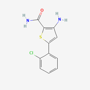 3-Amino-5-(2-chlorophenyl)-2-thiophenecarboxamide
