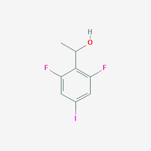 molecular formula C8H7F2IO B8274992 1-(2,6-Difluoro-4-iodo-phenyl)-ethanol 