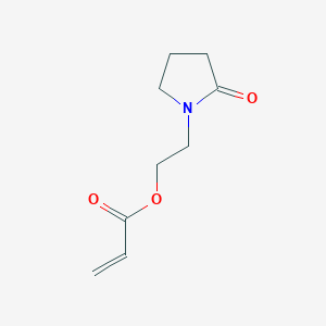 molecular formula C9H13NO3 B8274998 Pyrrolidonylethyl acrylate 