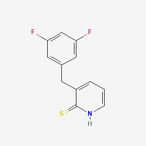 3-(3,5-Difluoro-benzyl)-1H-pyridine-2-thione