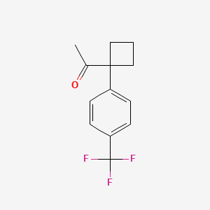 1-(1-(4-(Trifluoromethyl)phenyl)cyclobutyl)ethanone