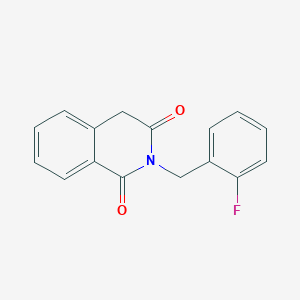 2-(2-fluorobenzyl)-4H-isoquinoline-1,3-dione