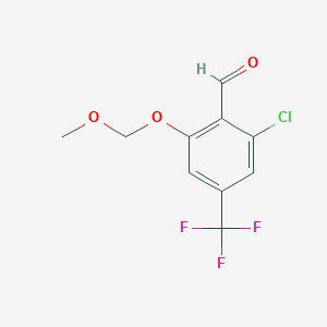 2-Chloro-6-(methoxymethoxy)-4-(trifluoromethyl)benzaldehyde